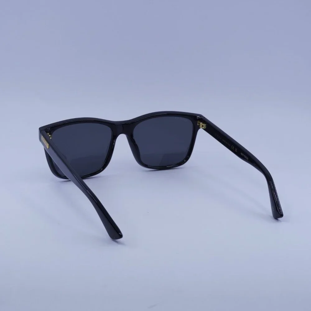 Gucci GG0746S 001 Sunglasses Black Square Frame, Grey Lenses